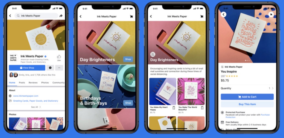 Facebook Shops: arriva il negozio online a misura di ogni azienda